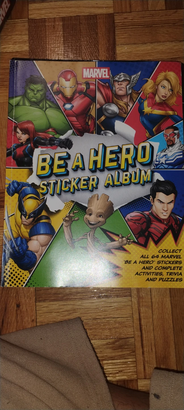 Marvel Be a Hero Sticker Album