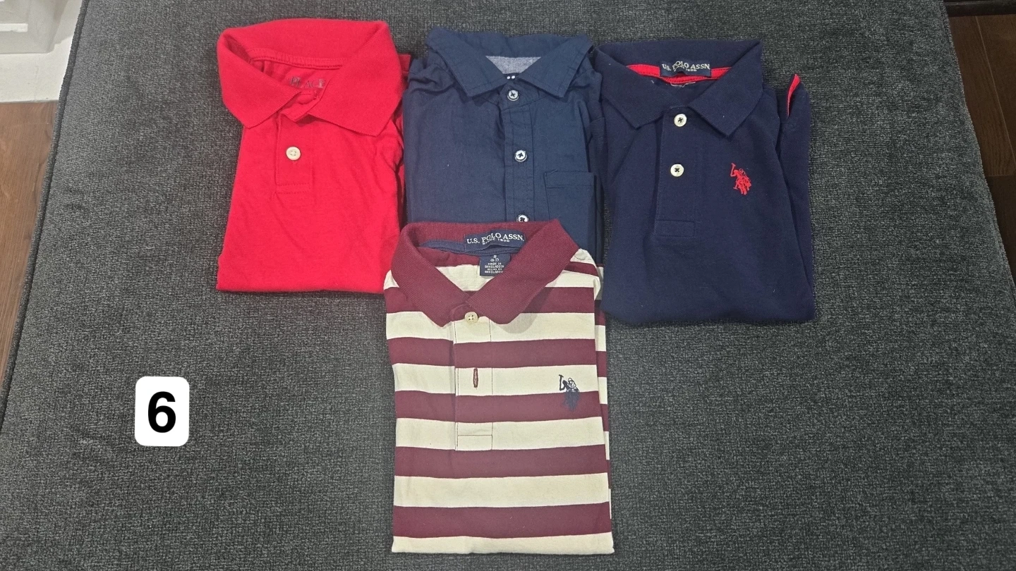 Bundle of 4 U.S. Polo Assn. Polos