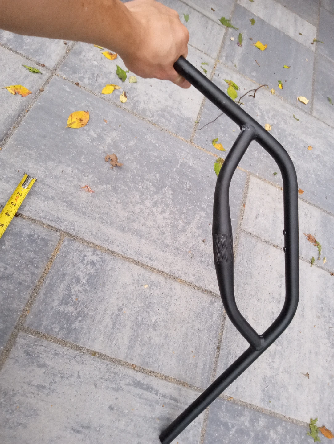 Black Bicycle Handlebars