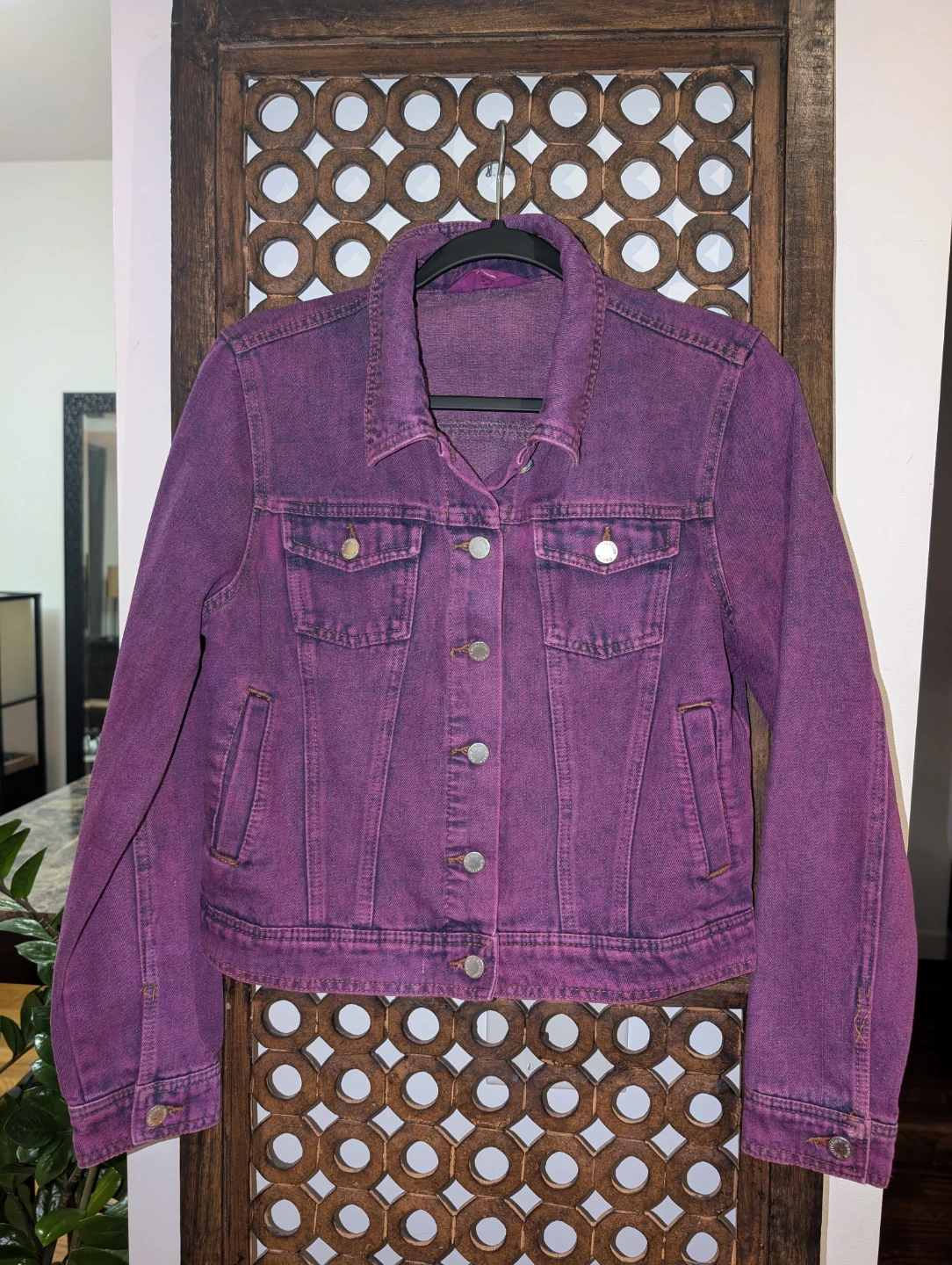 Purple Denim Jacket