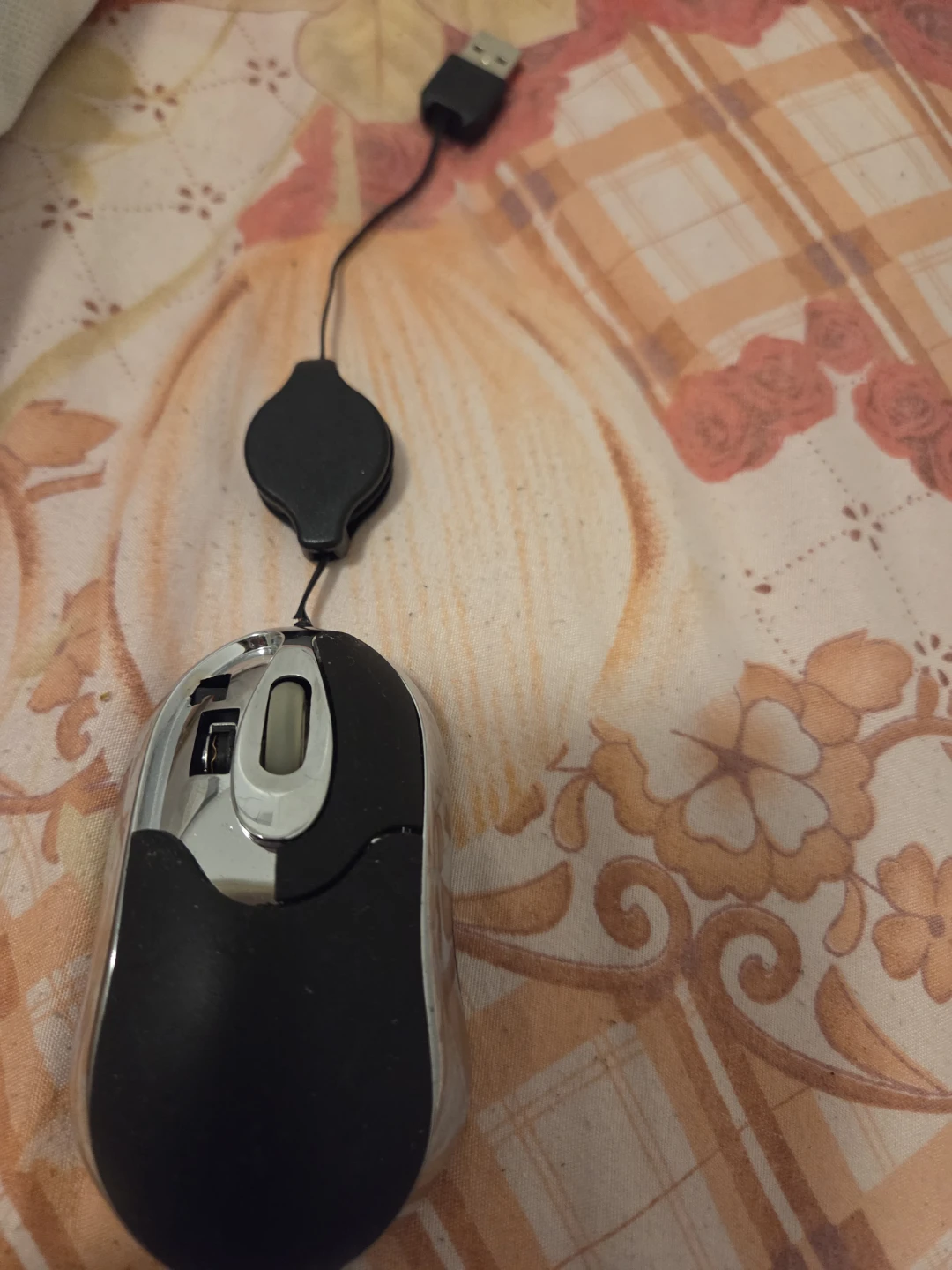 Retractable USB Wired Optical Mouse - photo 2