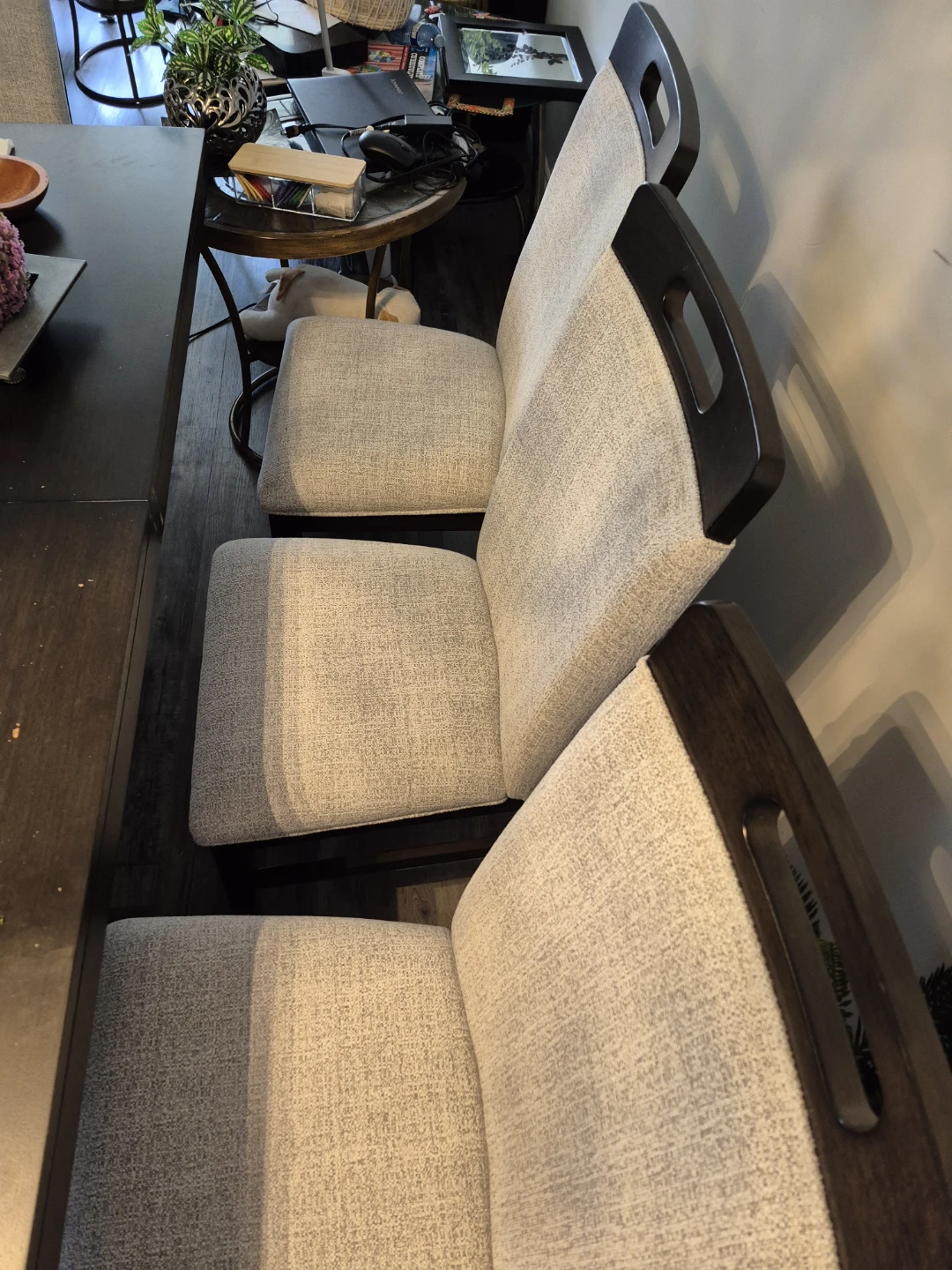 Nuvella Upholstered Dining Chairs Set of 6 - photo 4