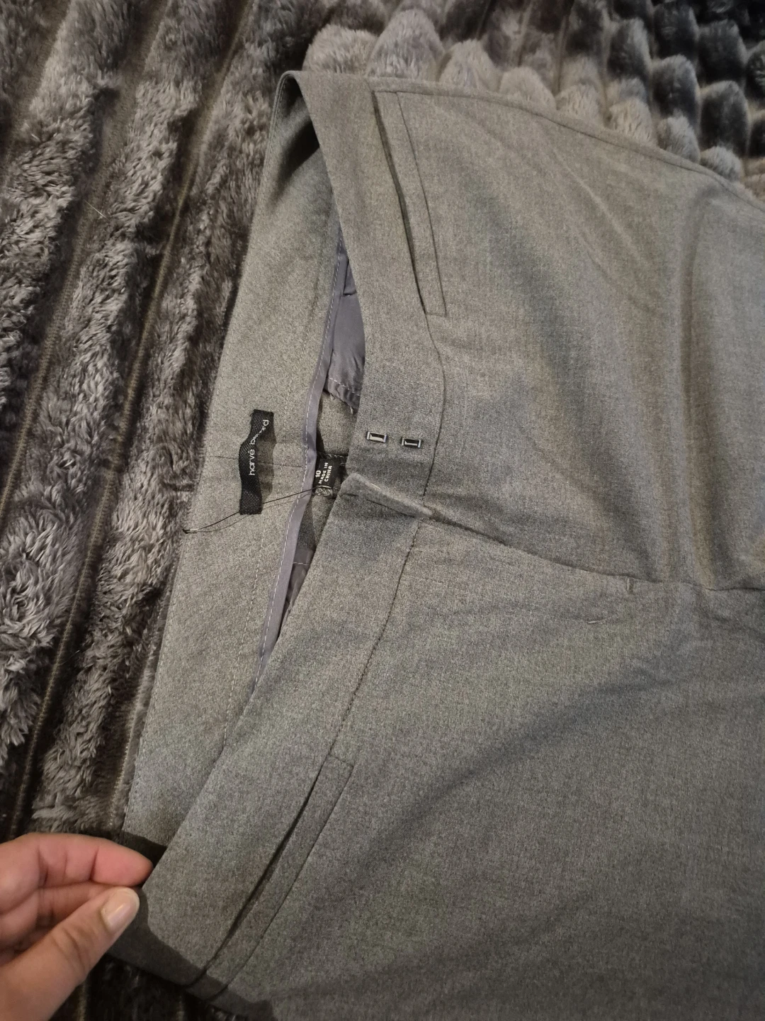 Harvé Benard Grey Dress Pants Size 10 - photo 4