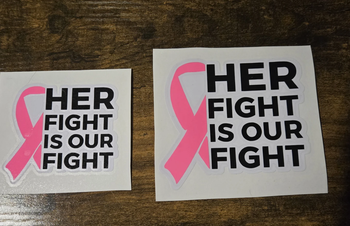 Awearness decals (not stickers) decals
