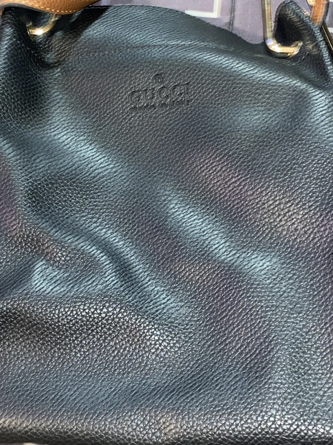 Gucci Black Leather Tote Bag - photo 2