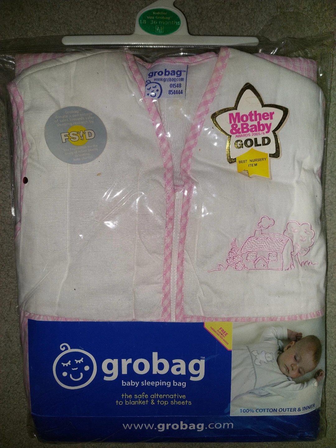 Grobag Baby Sleeping Bag - Toddler 18-36 Months