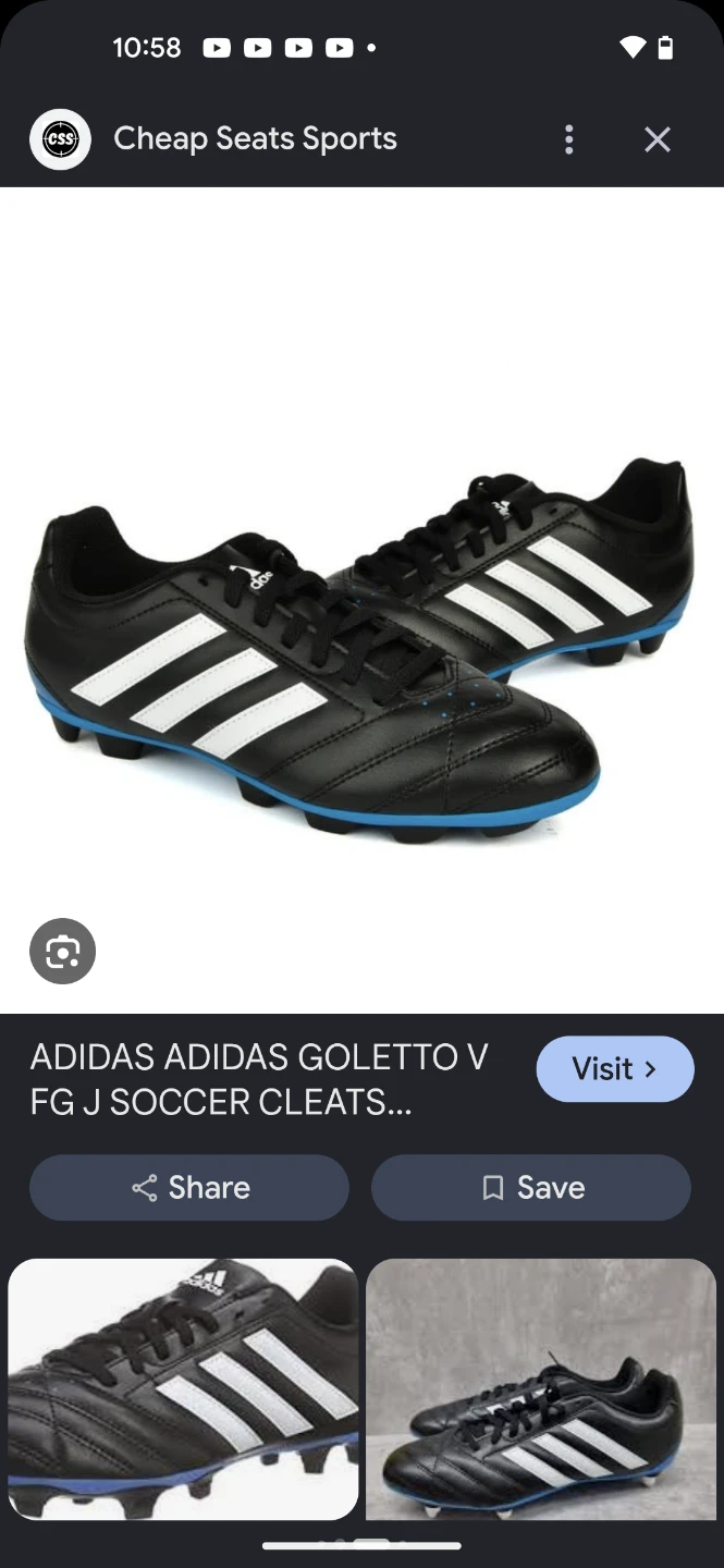 Adidas Goletto V FG Junior Soccer Cleats