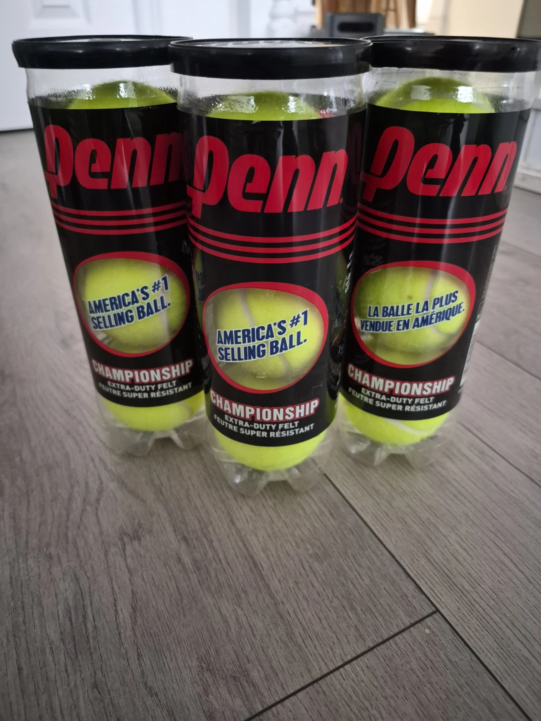 🏈🏉🏈3 Cans of Penn Championship Tennis Balls - photo 2