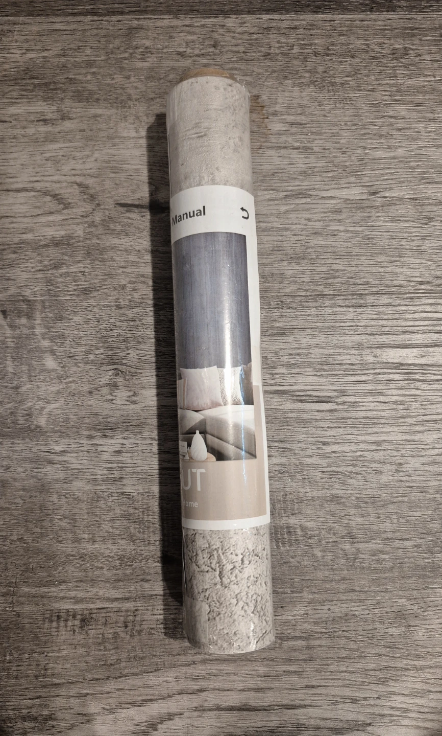 Light Grey Concrete Peel & Stick Wallpaper 12''x472'' - photo 3