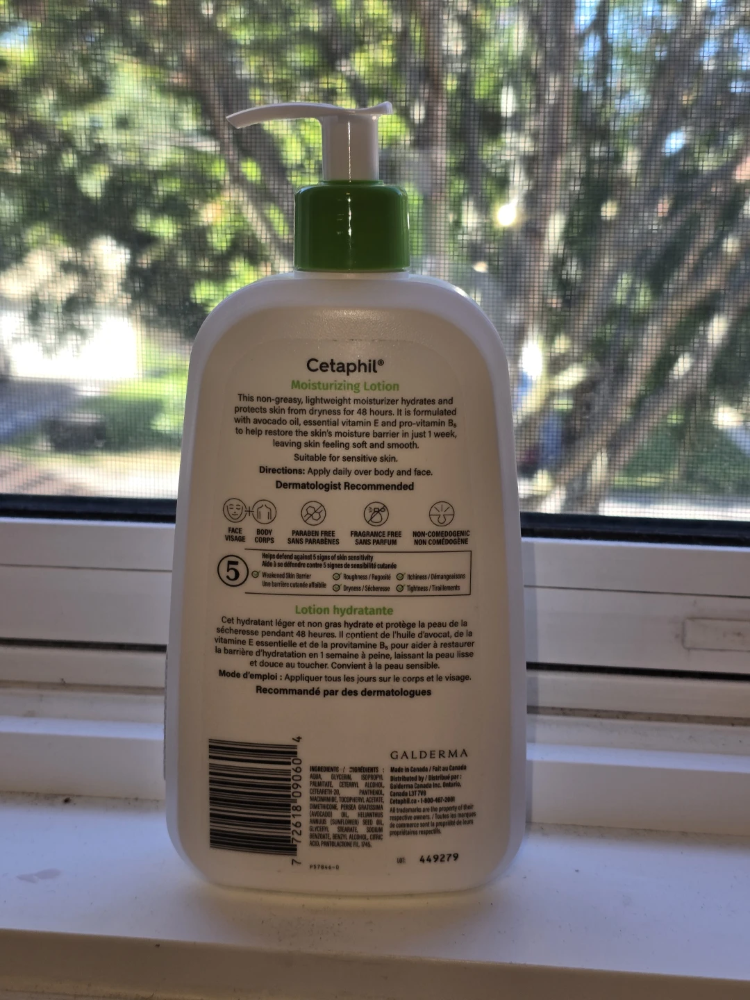 Cetaphil lotion + Olay bodywash