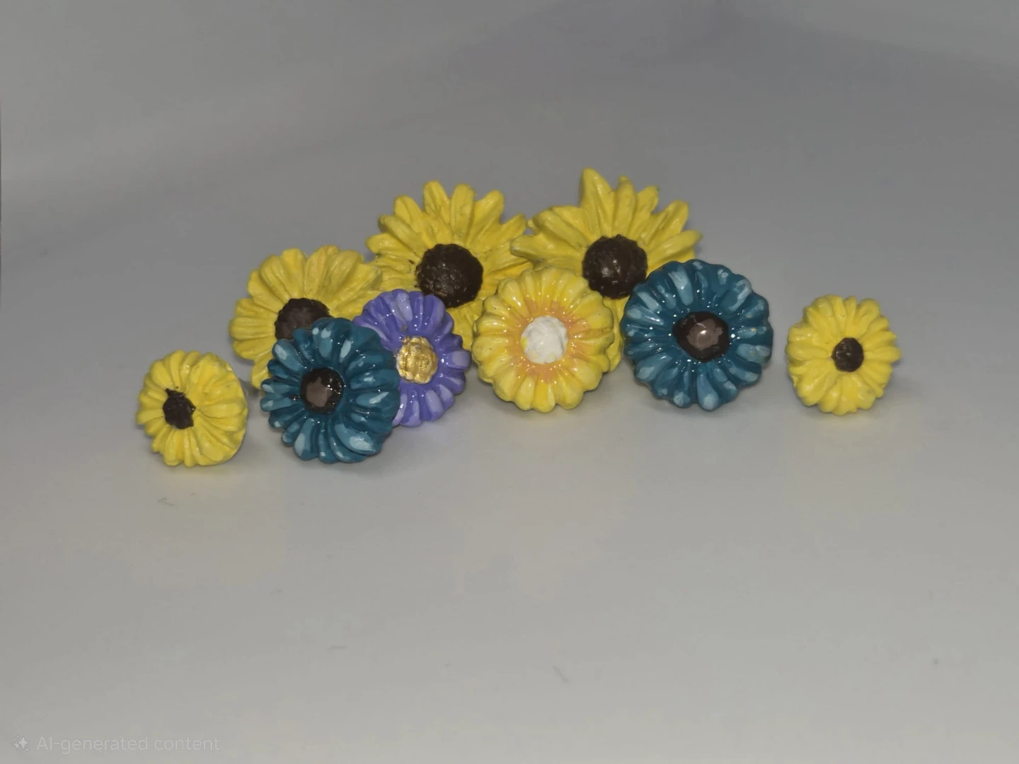 Handmade Flower Stud Earrings