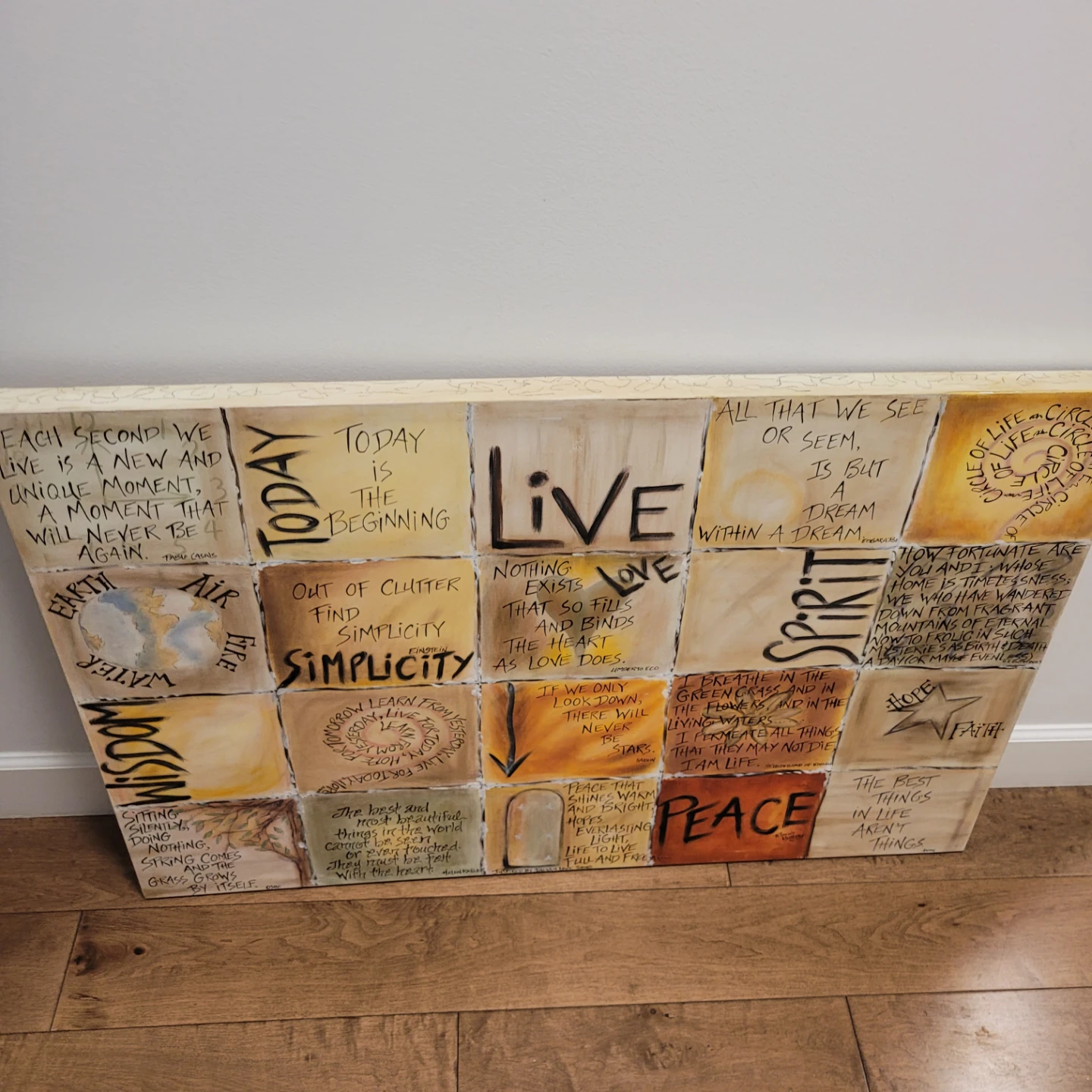 Inspirational Quote Art Canvas Painting - photo 4