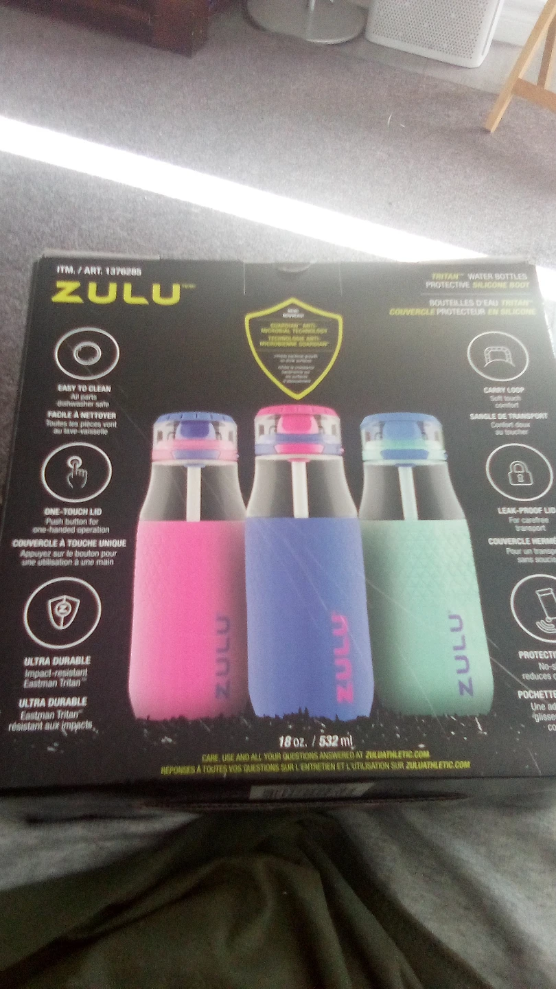 Zulu Tritan Water Bottles - 3 Pack - photo 4