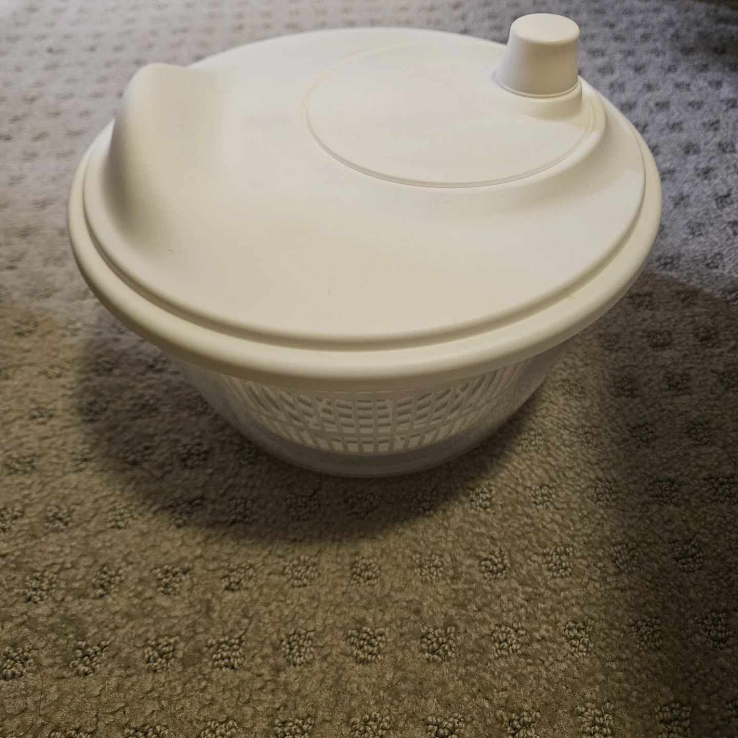 White Salad Spinner - photo 2