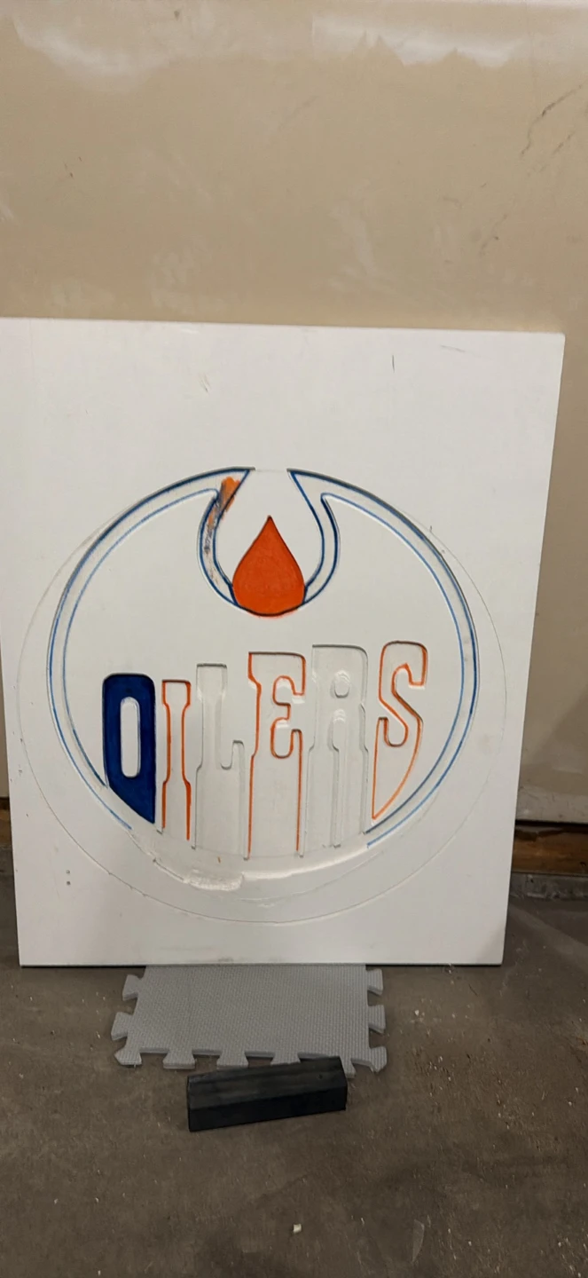 Edmonton Oilers Wooden Wall Art