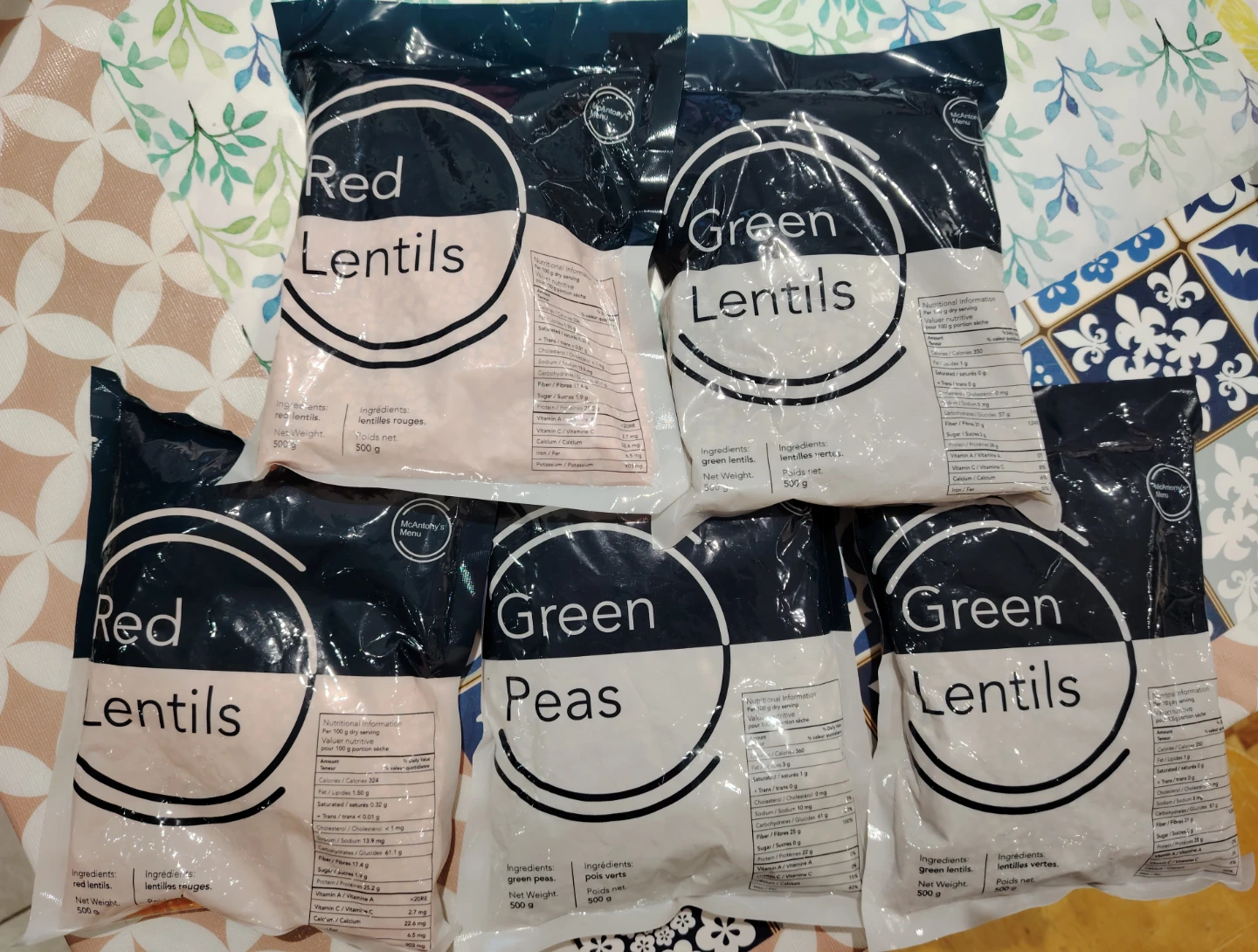 Assorted Canned Goods and Dried Legumes