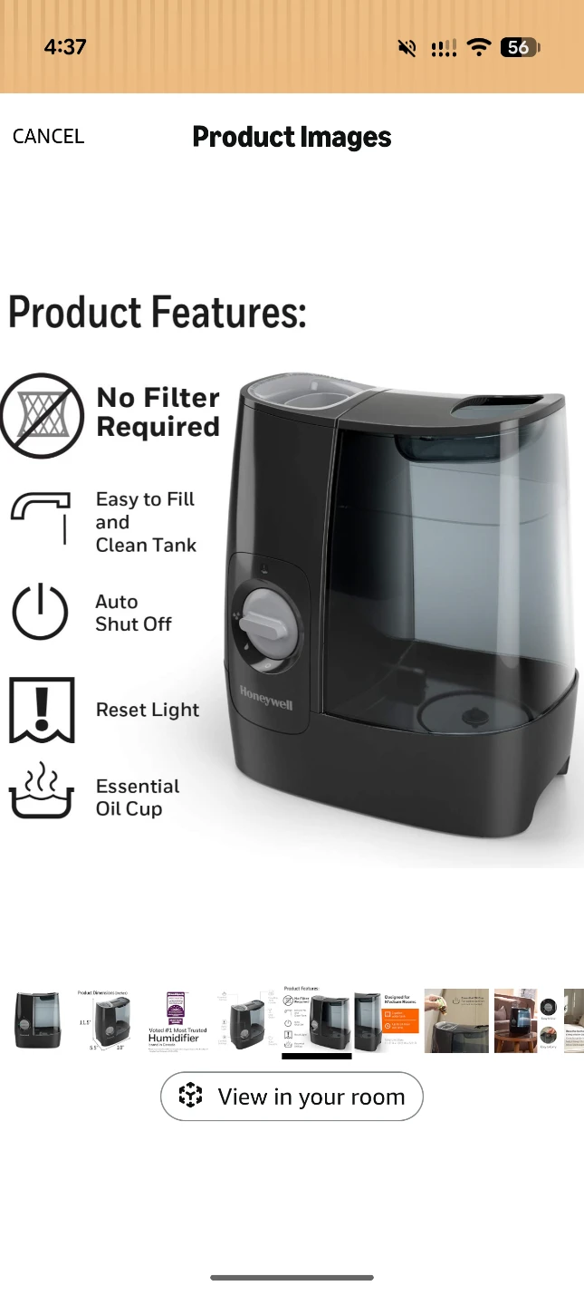 Moving out sale- Honeywell Humidifier - photo 2