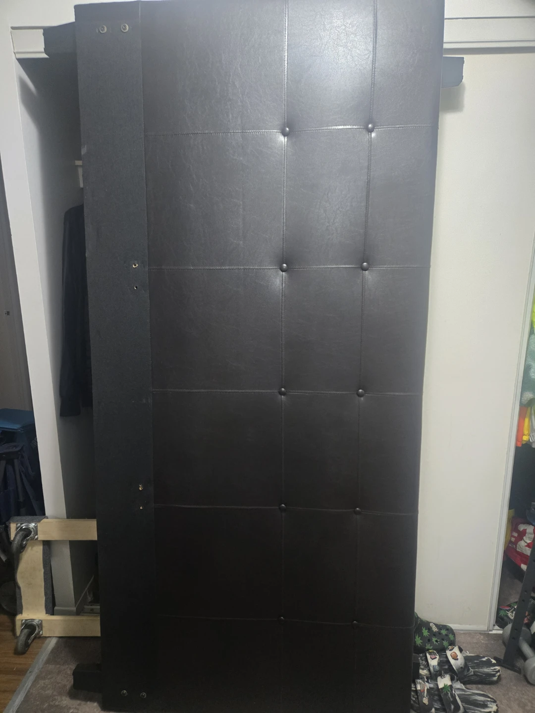 Deep Brown king size bed frame