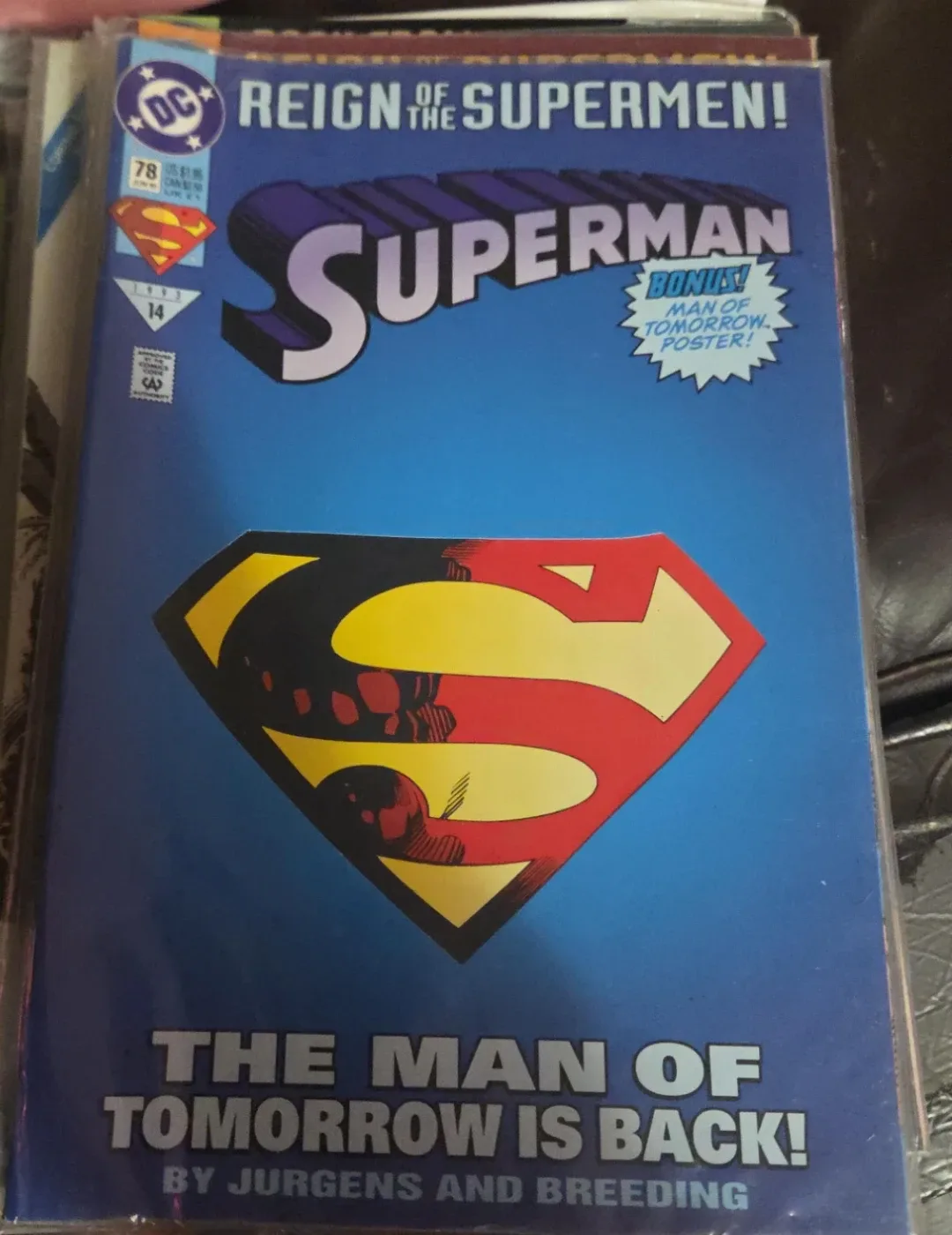 Superman Reign of the Supermen! Comic Book #78