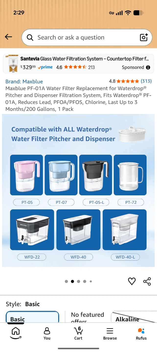 Maxblue PF-01A Water Filter Replacement - photo 3