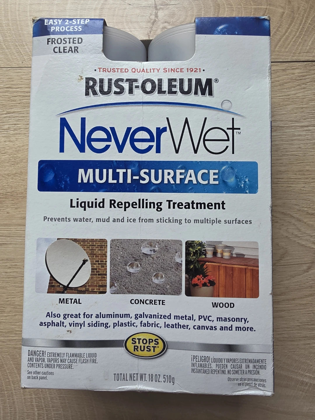 Rust-Oleum NeverWet Multi-Surface Liquid Repelling Treatment 🏈