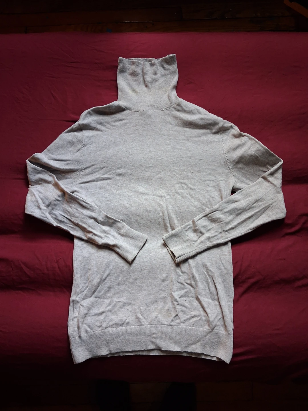 H&M Light Gray Turtleneck Sweater