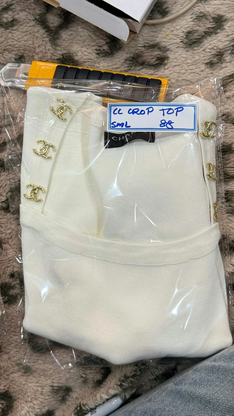 Chanel CC Crop Top