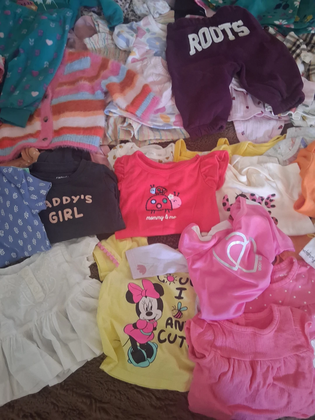 60+ pieces Lot of 0-6 month old baby girl clothing - photo 2