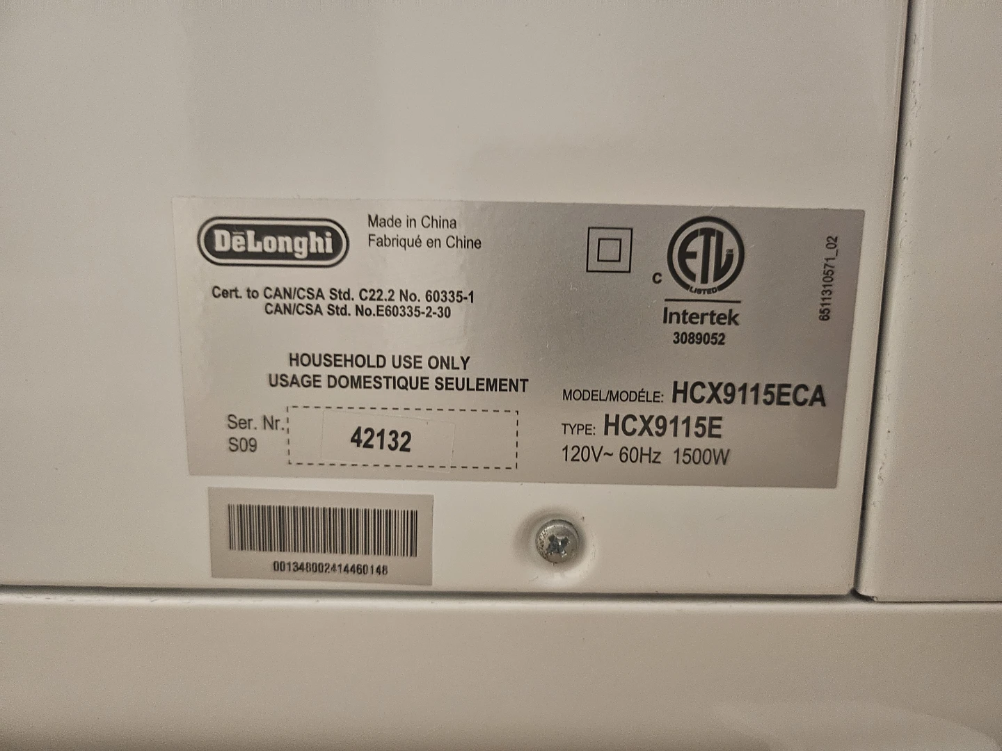 DeLonghi Slim Style Panel Heater - photo 3