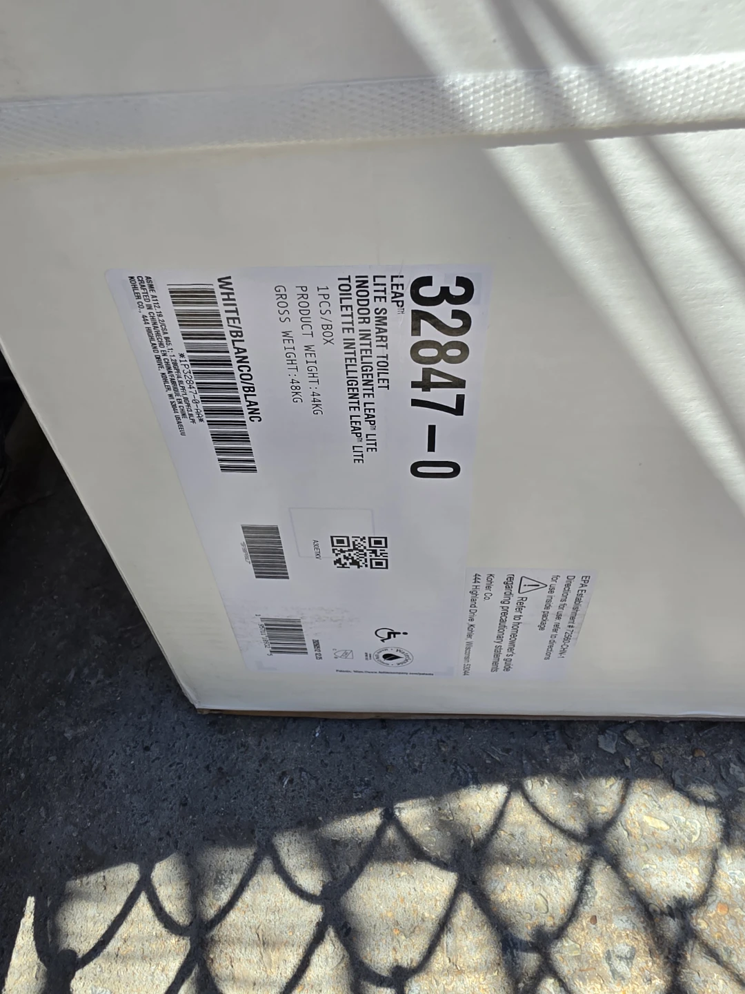 Kohler Leap Lite Smart Toilet White - photo 2