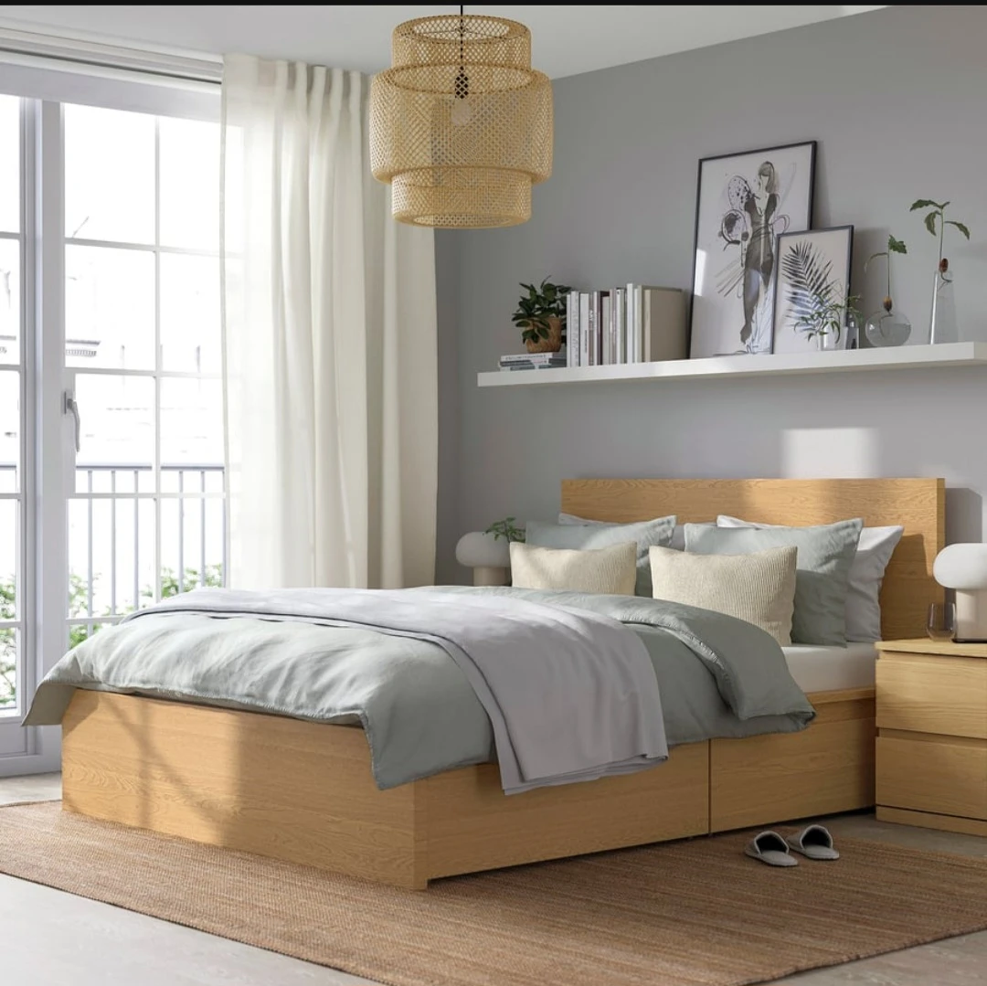 IKEA MALM Bed Frame with Storage - photo 2