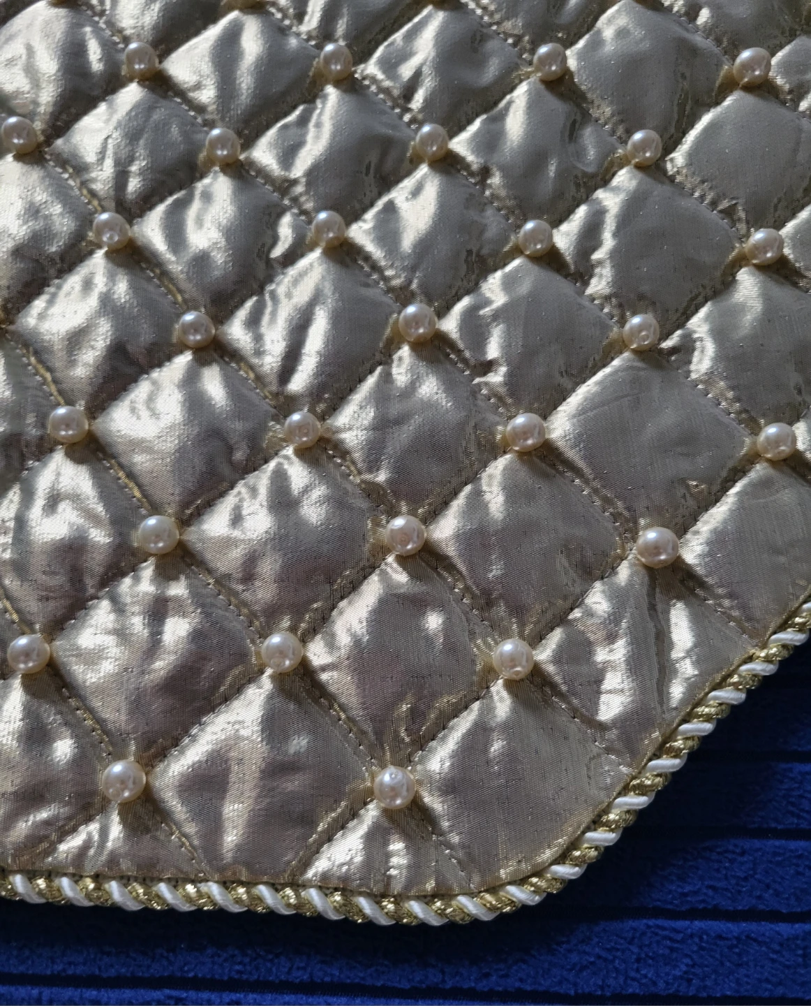 Quilted Christmas Tree Skirt- One Of A Kind - photo 2