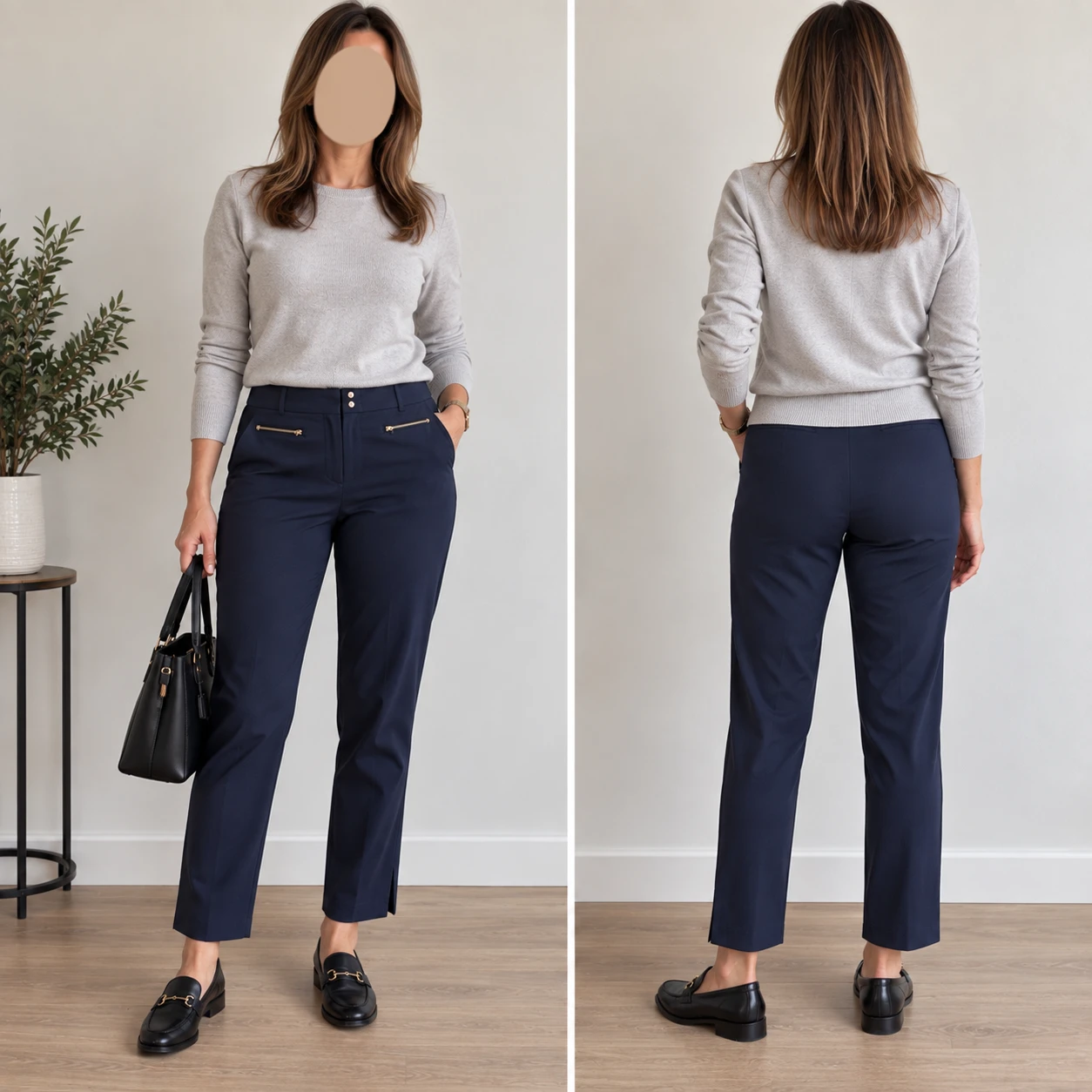 Gwynnie Bee Navy Dress Pants Size 10