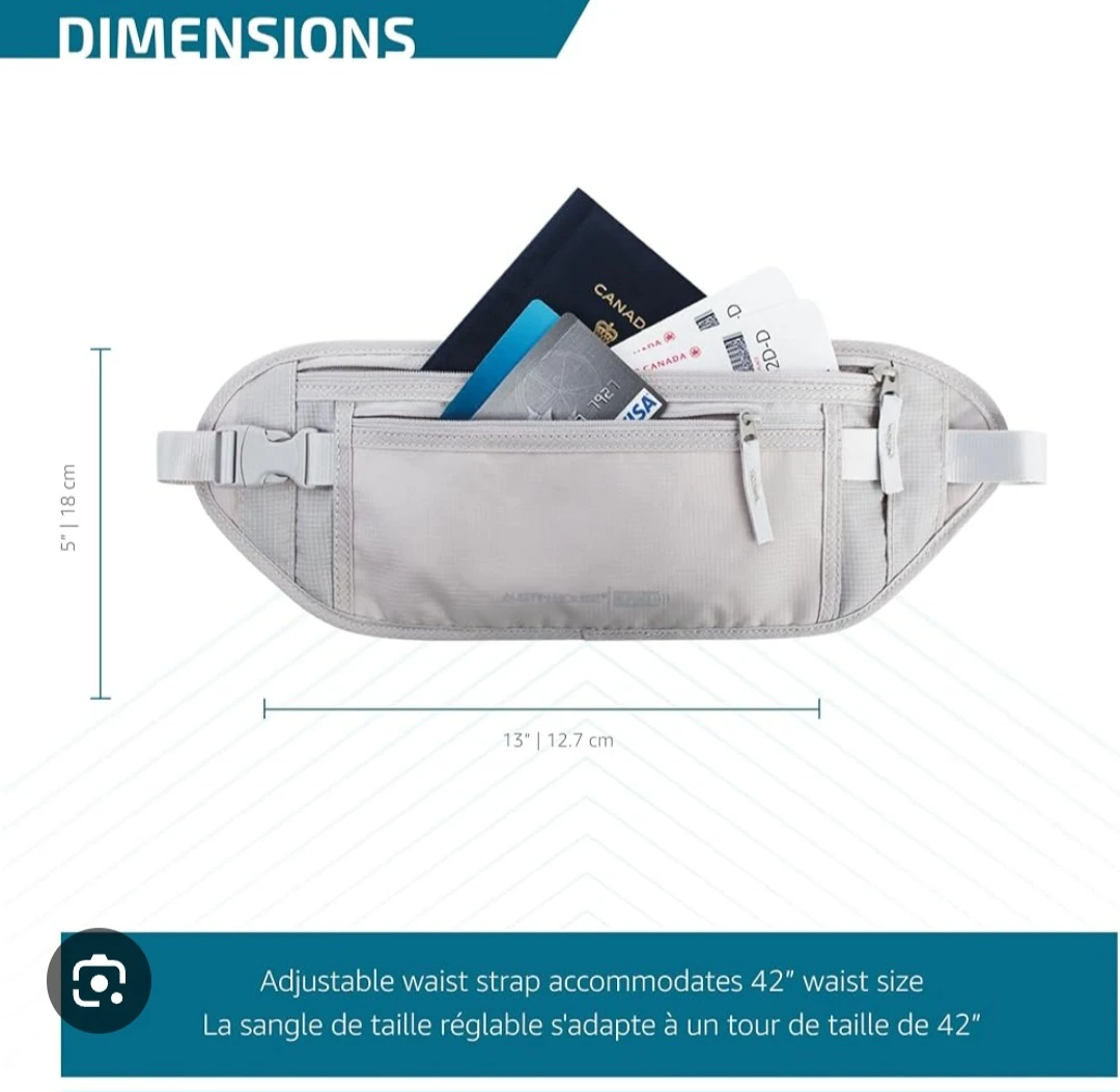 Austin House RFID Blocking Waist Belt - photo 3
