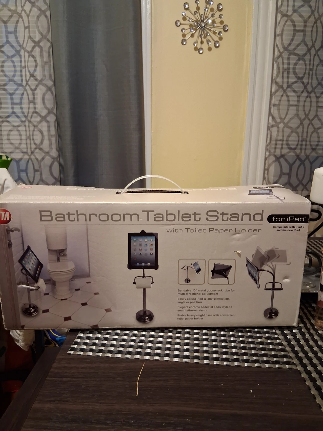 CTA Digital Bathroom Tablet Stand for iPad
