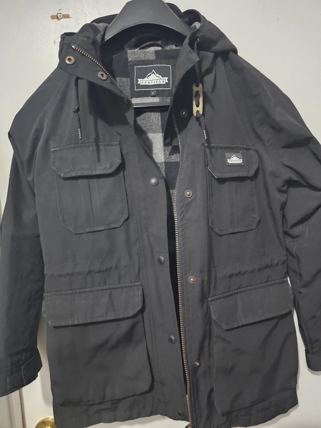 Penfield Black Hooded Jacket