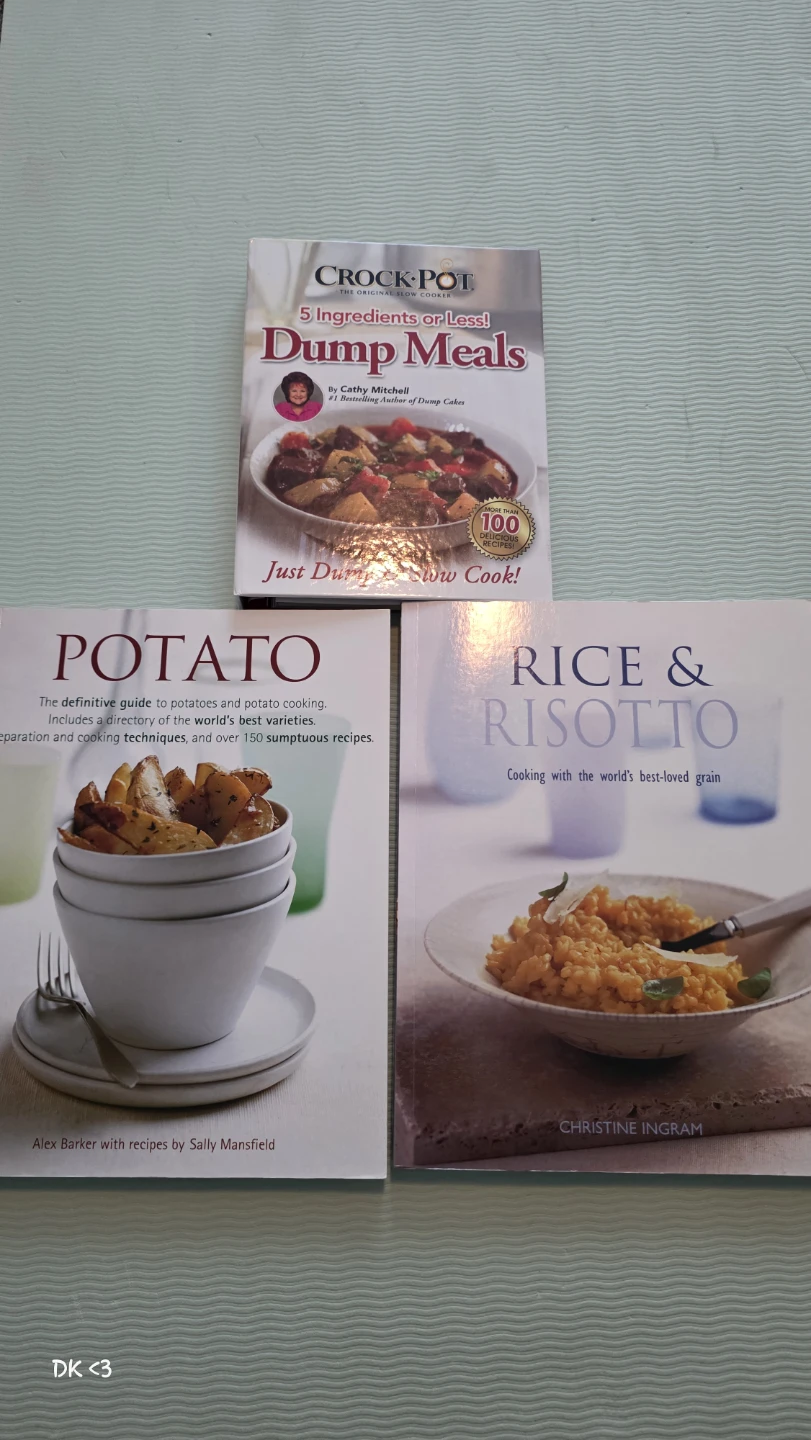 Set of 3 Cooking Recipe Books
