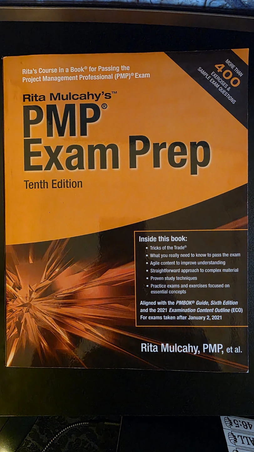 Rita Mulcahy's PMP Exam Prep Tenth Edition