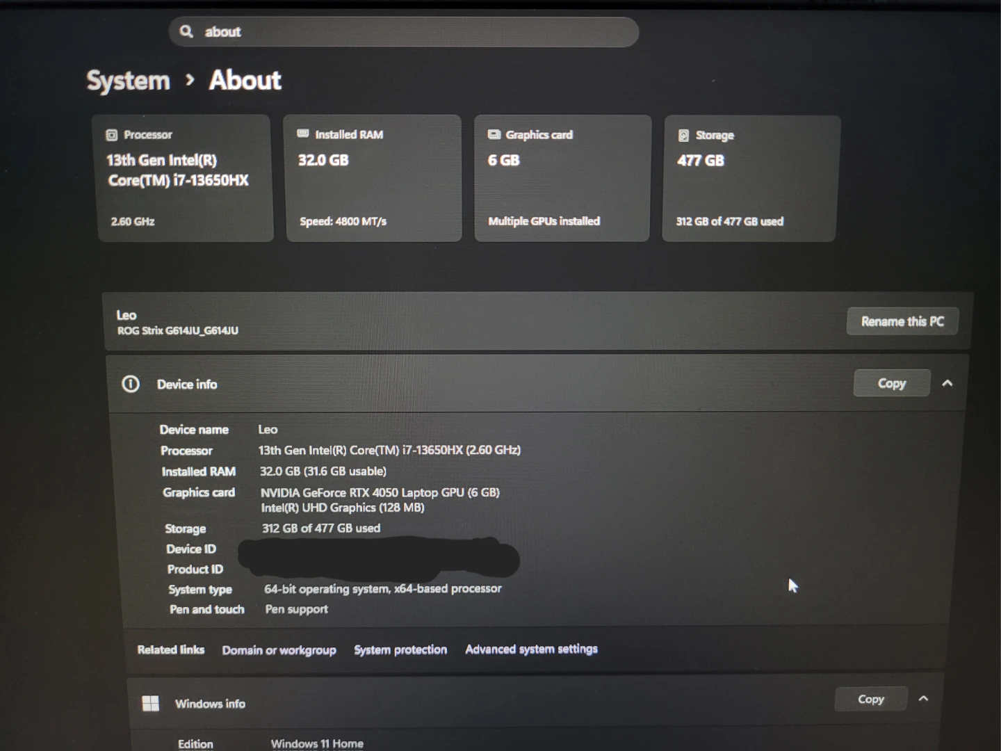 ASUS ROG Strix G16 Gaming Laptop - photo 2