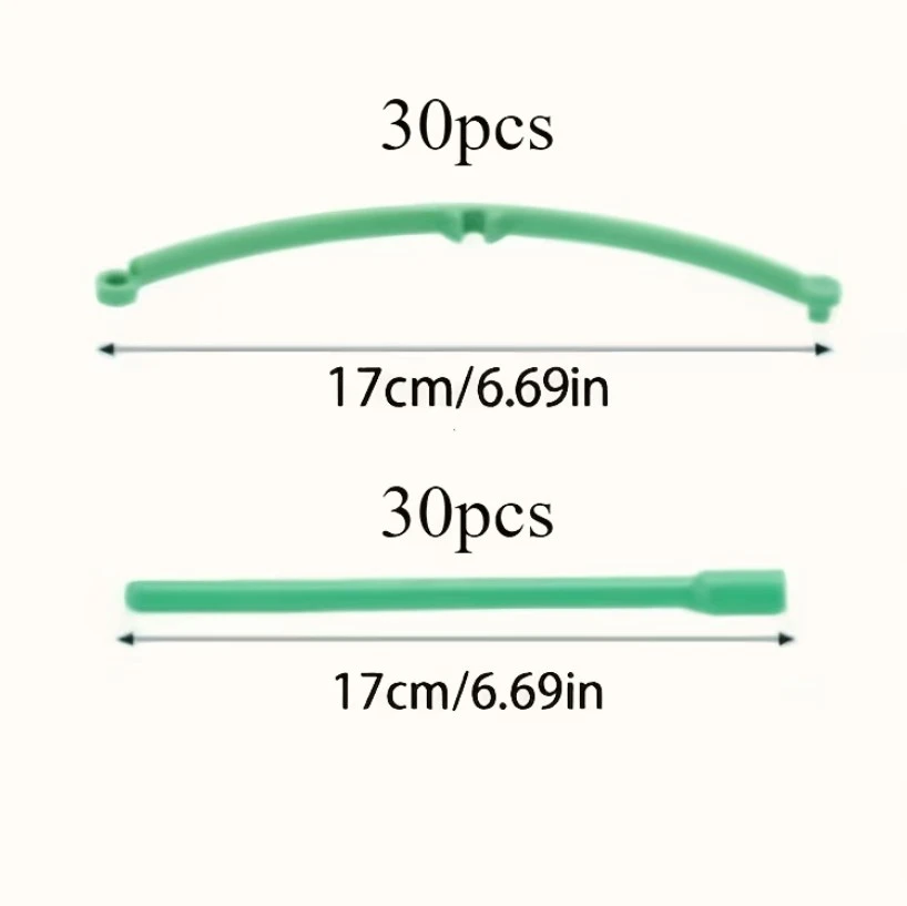 Stackable Plant Support Rings 10-tier (60pcs) - photo 2