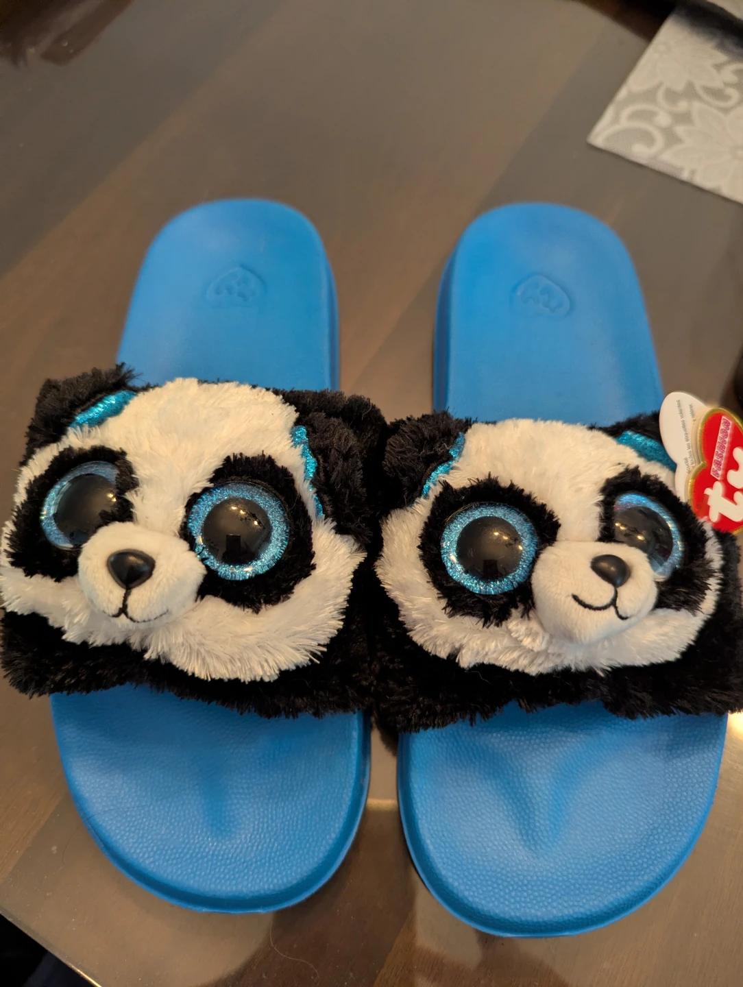Ty Panda Plush Slides