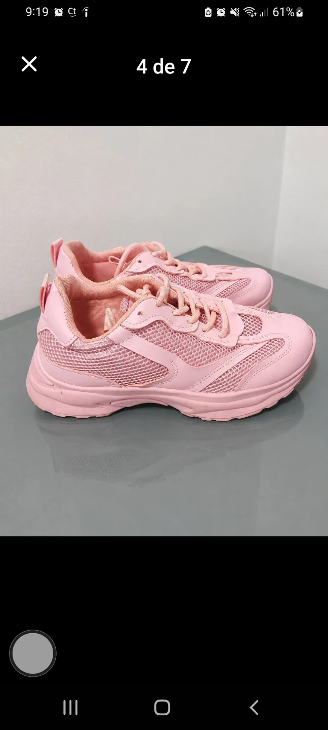 Light Pink Mesh Sneakers - photo 4
