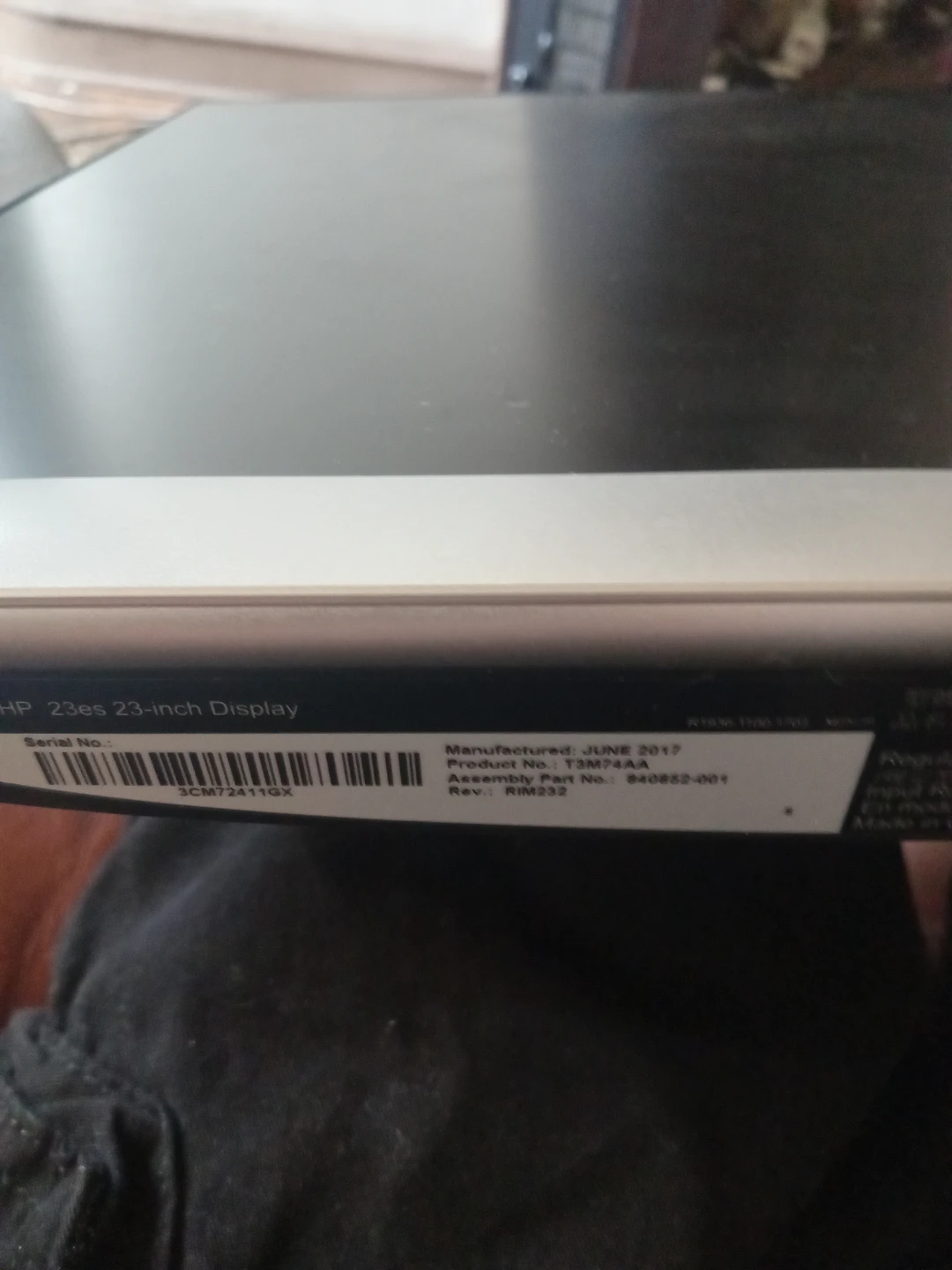 HP 23es 23-inch Monitor - photo 3