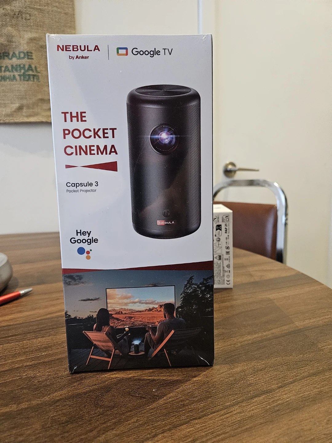 Anker Nebula Capsule 3 Pocket Projector brand new sealed
