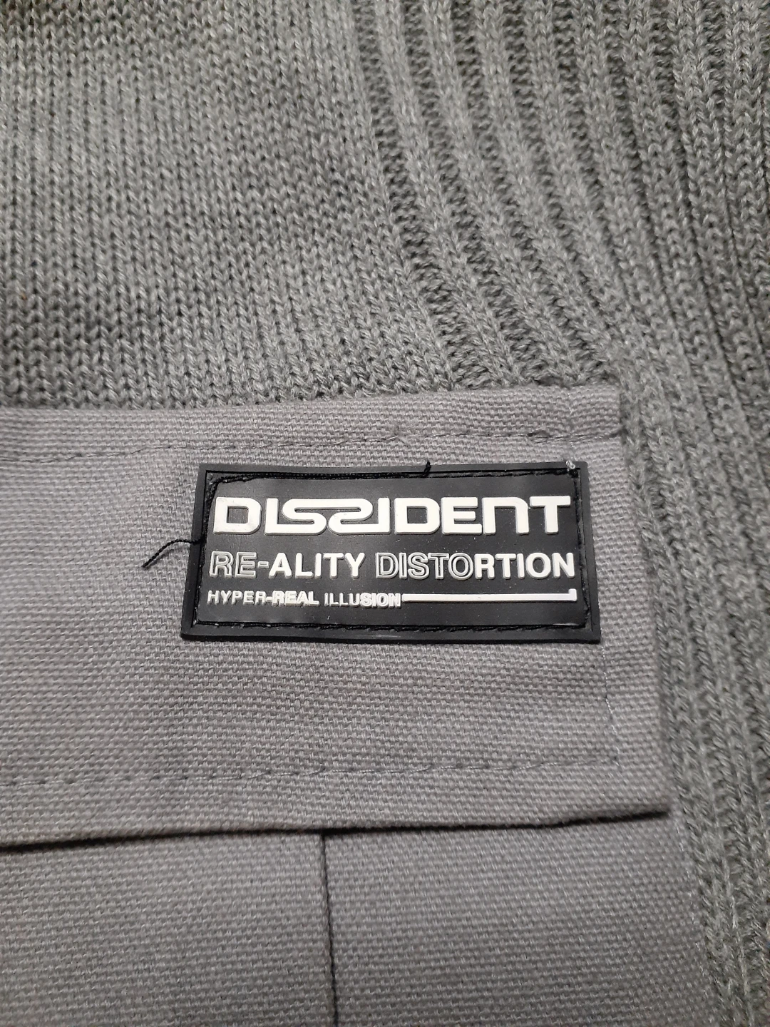 Dissident Grey Zip-Up Hoodie - Size XL - photo 4