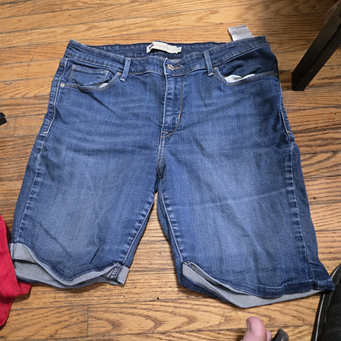 Levi's Mid-Length Denim Shorts