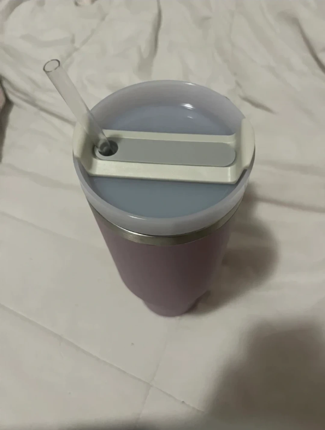 Lavender Insulated Tumbler with Handle