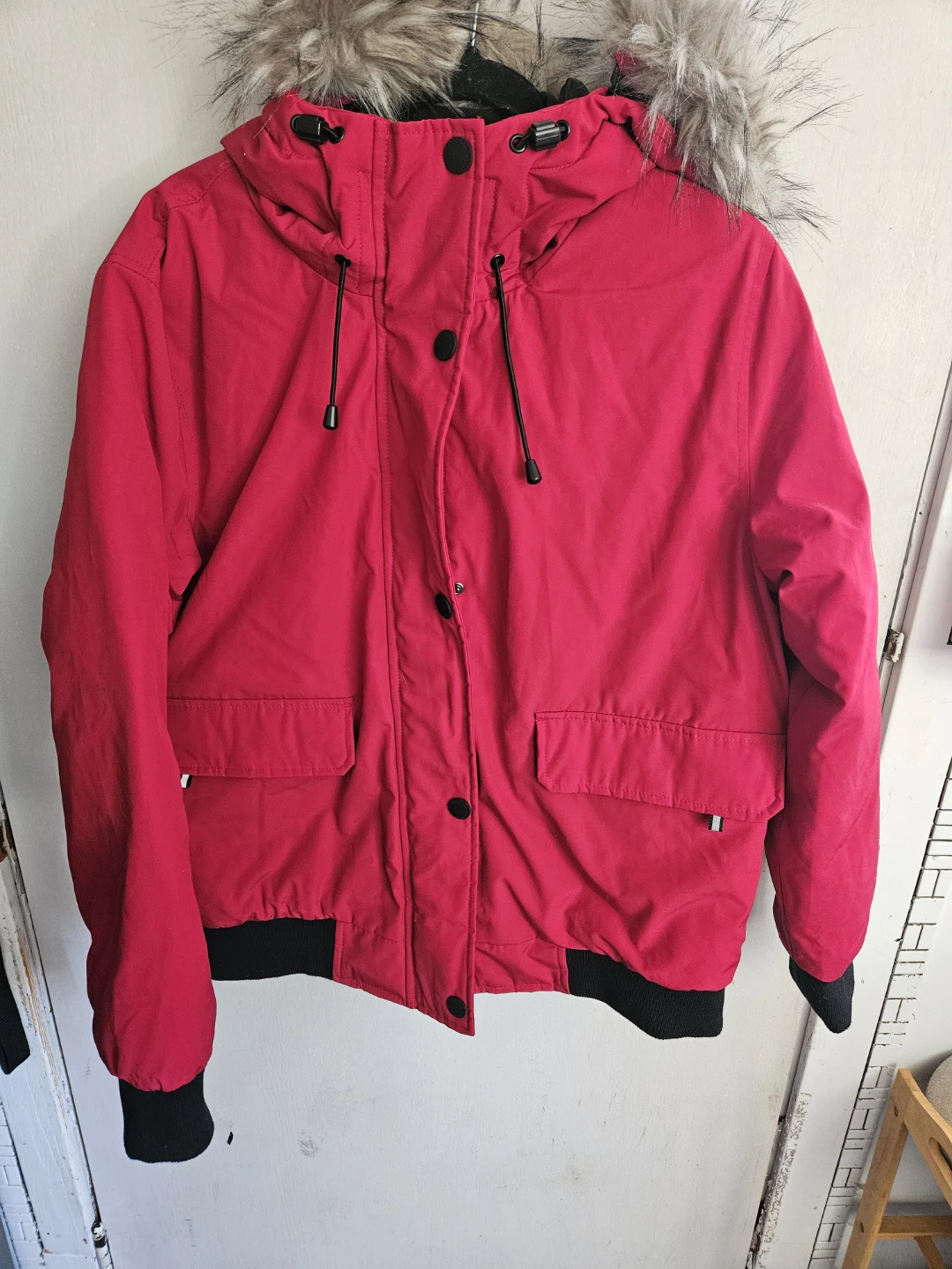 Canadiana Red Winter Jacket