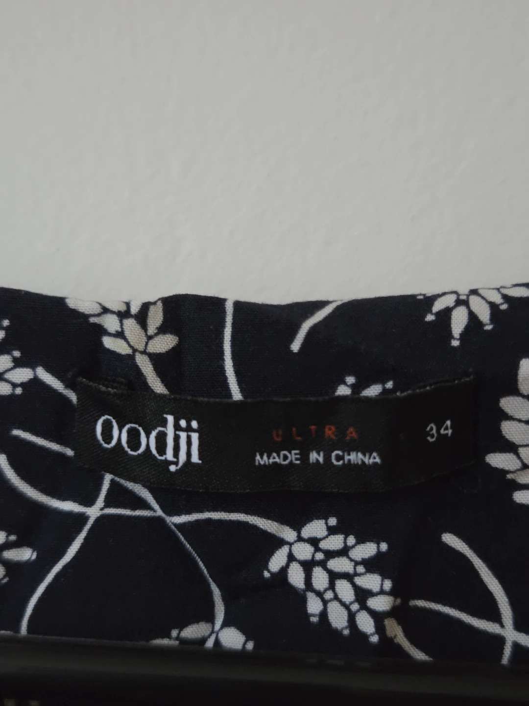 Oodji Ultra Navy Floral Dress 🏈 - photo 2