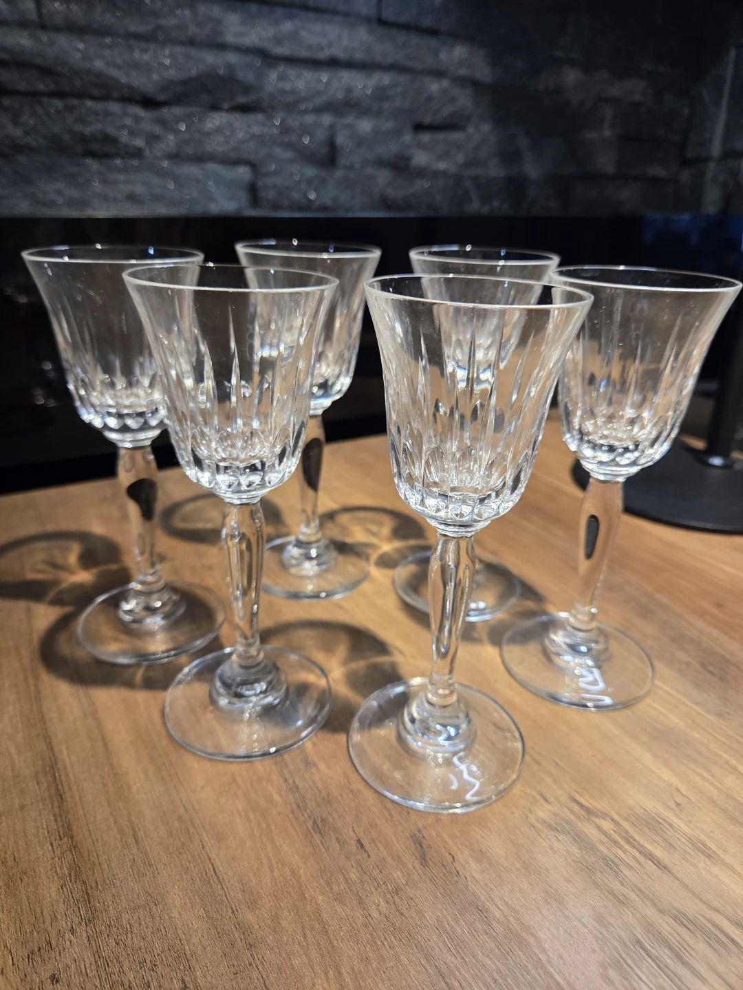 Set of 6 Vintage Sherry / Liqueur Glasses